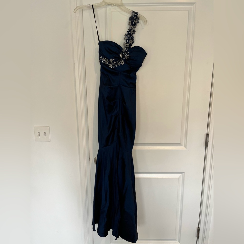Navy Blue Prom Dress